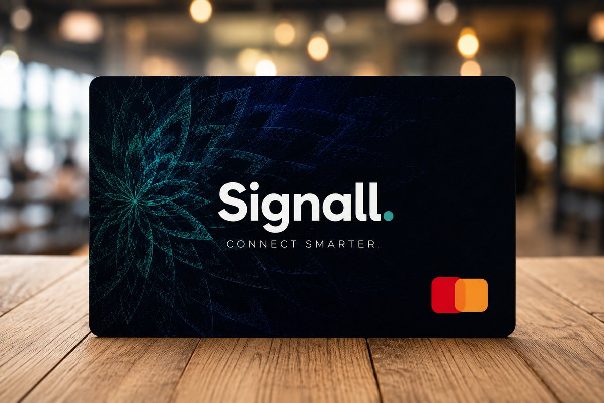 Signall card replacing paper cards